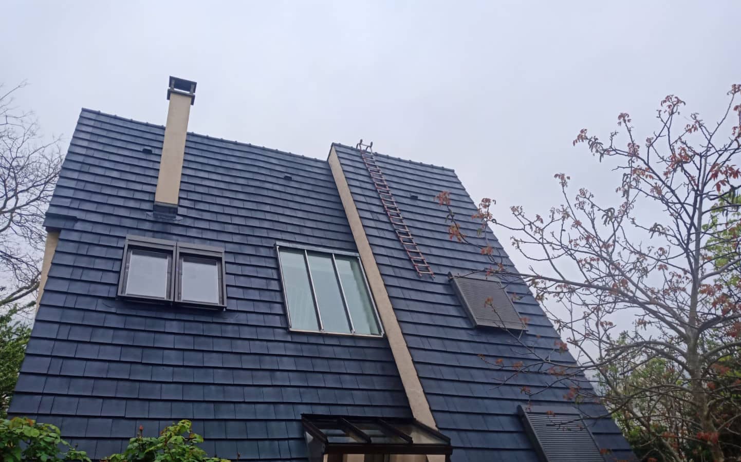 Remplacement de couverture en ardoise